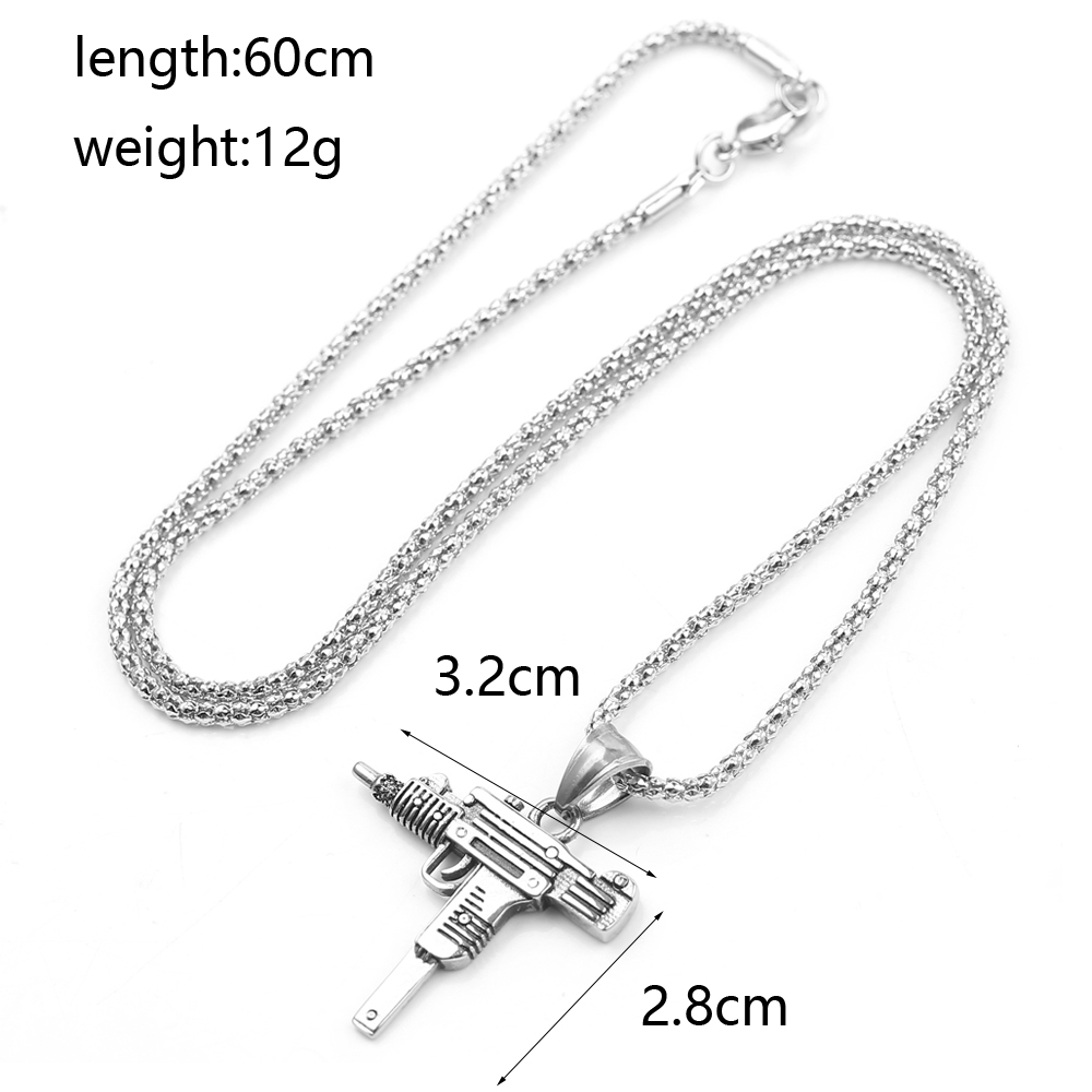 Punk Uzi Pistol Machine Gun Ne - đánh giá và giá Men'S Accessories And Jewelry