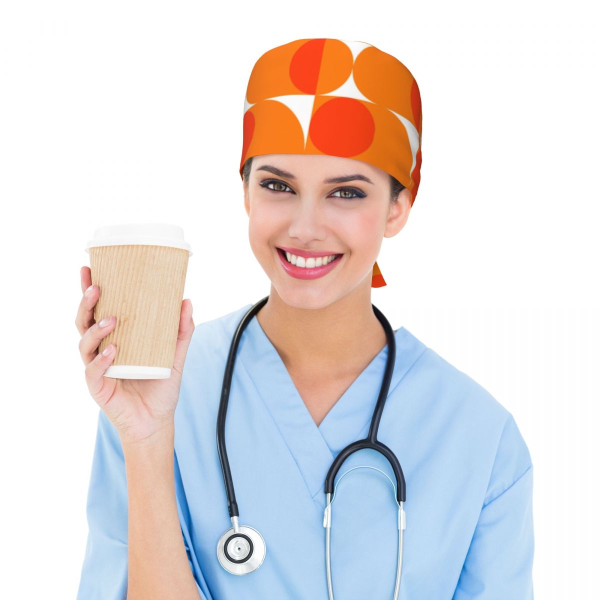 Orange Bauhau Scrub Hat Doctor - đánh giá và giá Men'S Accessories Designer