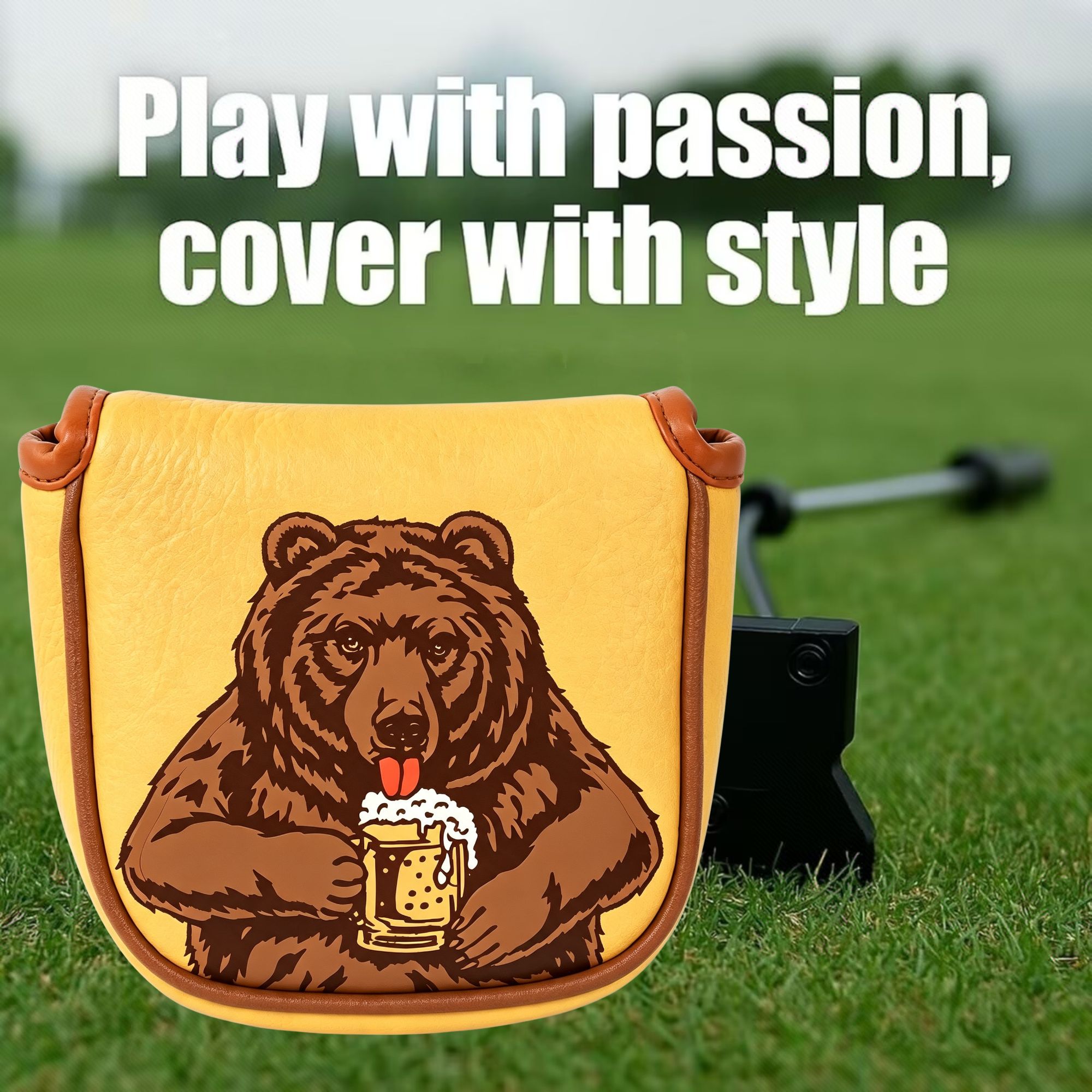 Skull Embroidered Golf Mallet  - đánh giá và giá Men'S Accessories Designer