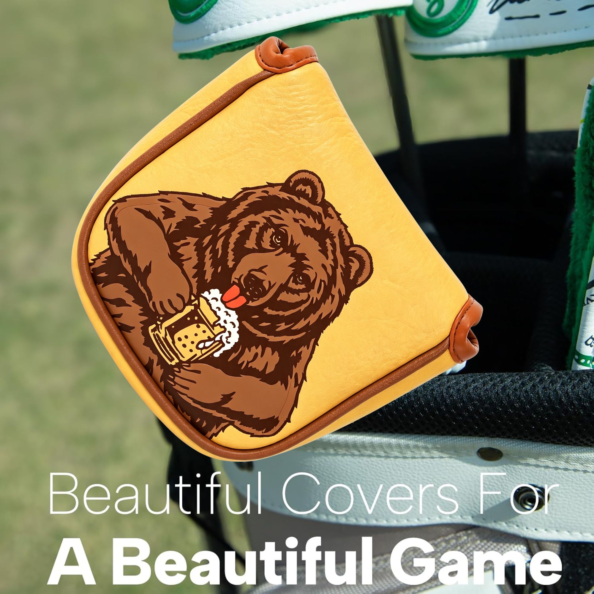 Skull Embroidered Golf Mallet  - đánh giá và giá Men'S Accessories Designer