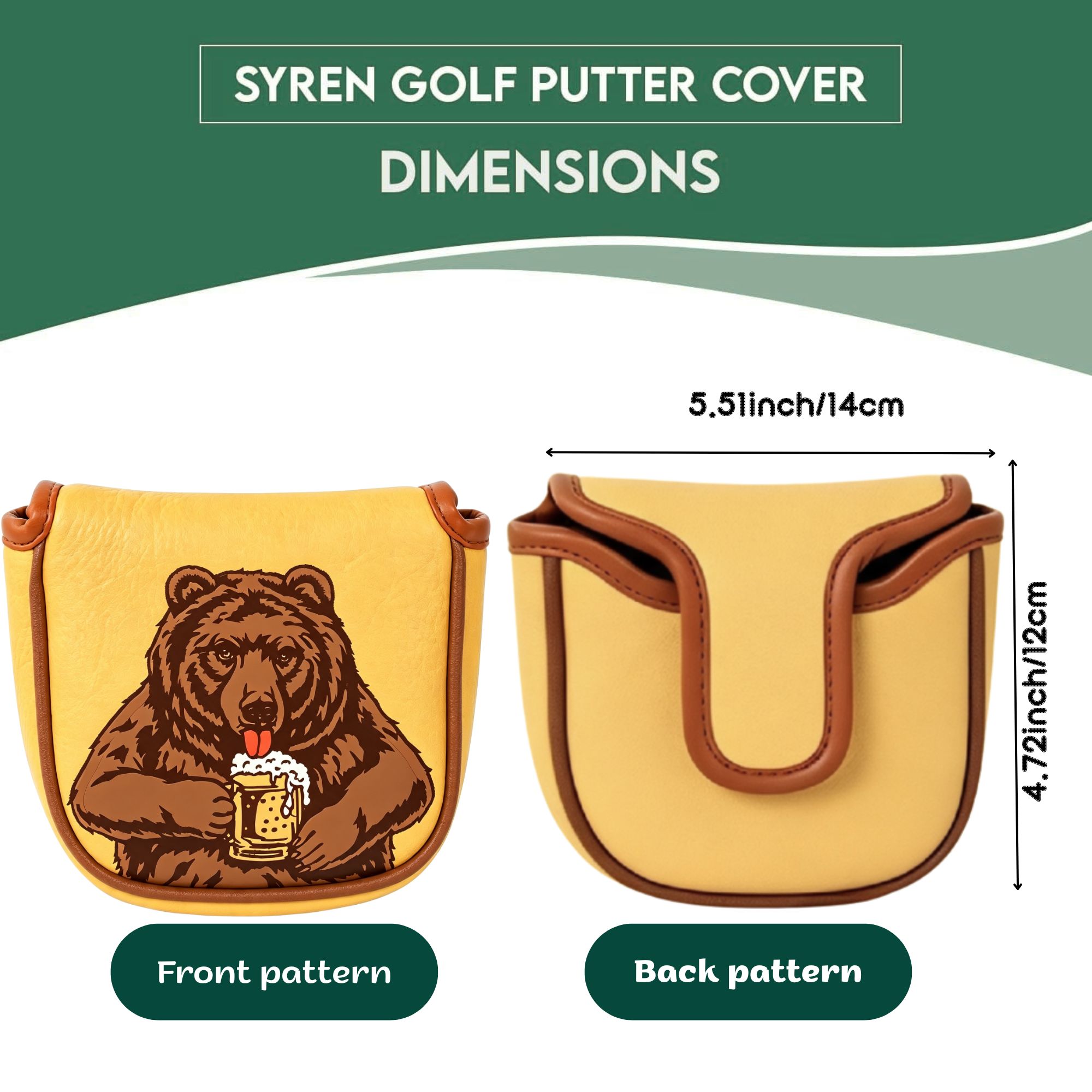 Skull Embroidered Golf Mallet  - đánh giá và giá Men'S Accessories Designer
