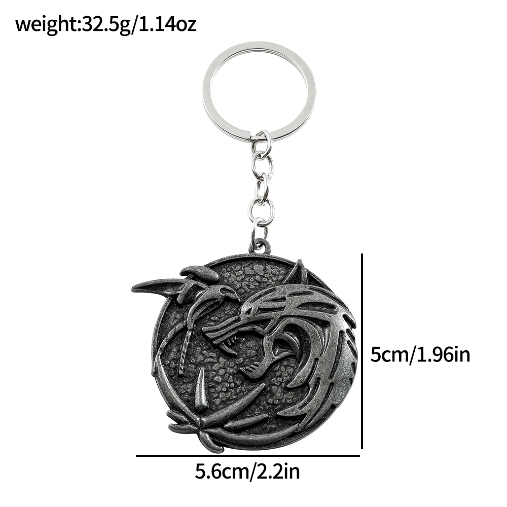 Vintage Wolf Head Keychain Gam - đánh giá và giá Men Accessories Pendant