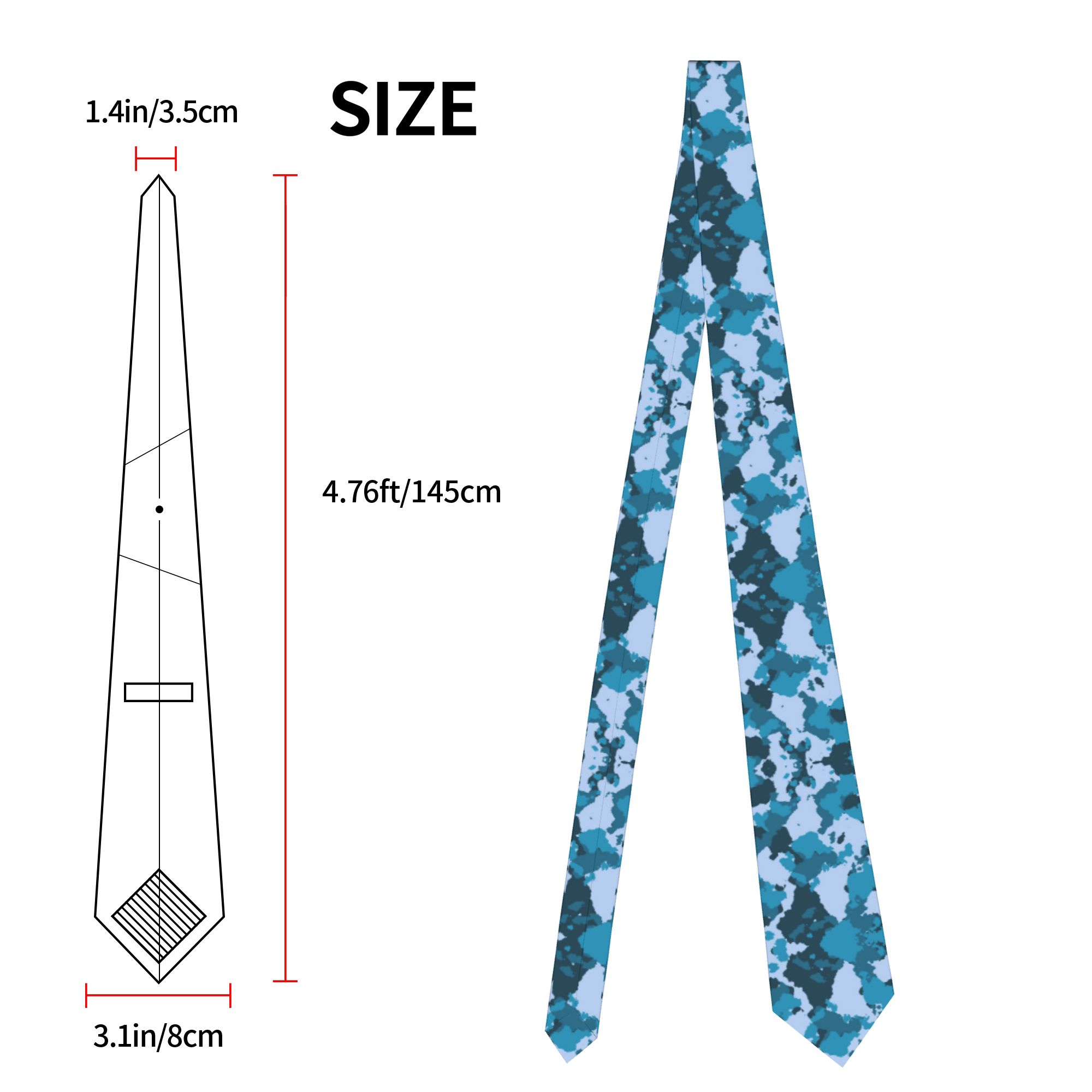 Camouflage Men Neckties Slim P - đánh giá và giá Men Accessories Wedding