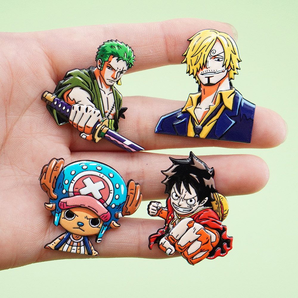 4Pcs Cartoon ONE PIECE Luffy B - đánh giá và giá Men Accessories Gift Set