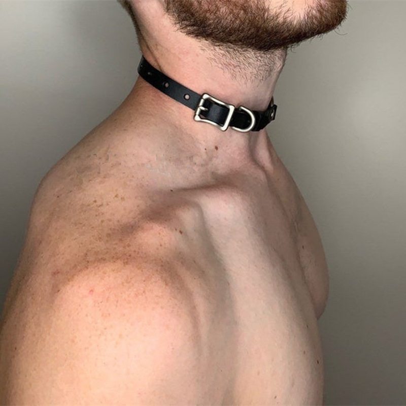 Fetish Man Harness Chain Colla - đánh giá và giá Men Accessories Neck Chain