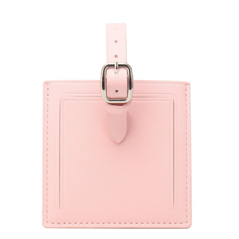 Square Leather Luggage Labels  - đánh giá và giá Men Accessories Name