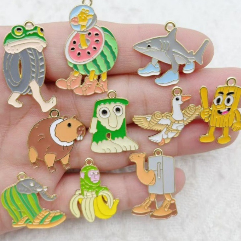 10pcs Creative Alloy Drip Oil  - đánh giá và giá Men'S Accessories And Jewelry