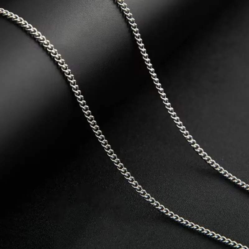 2mm Men's Cuban Chain Necklace - đánh giá và giá Men'S Accessories Trending