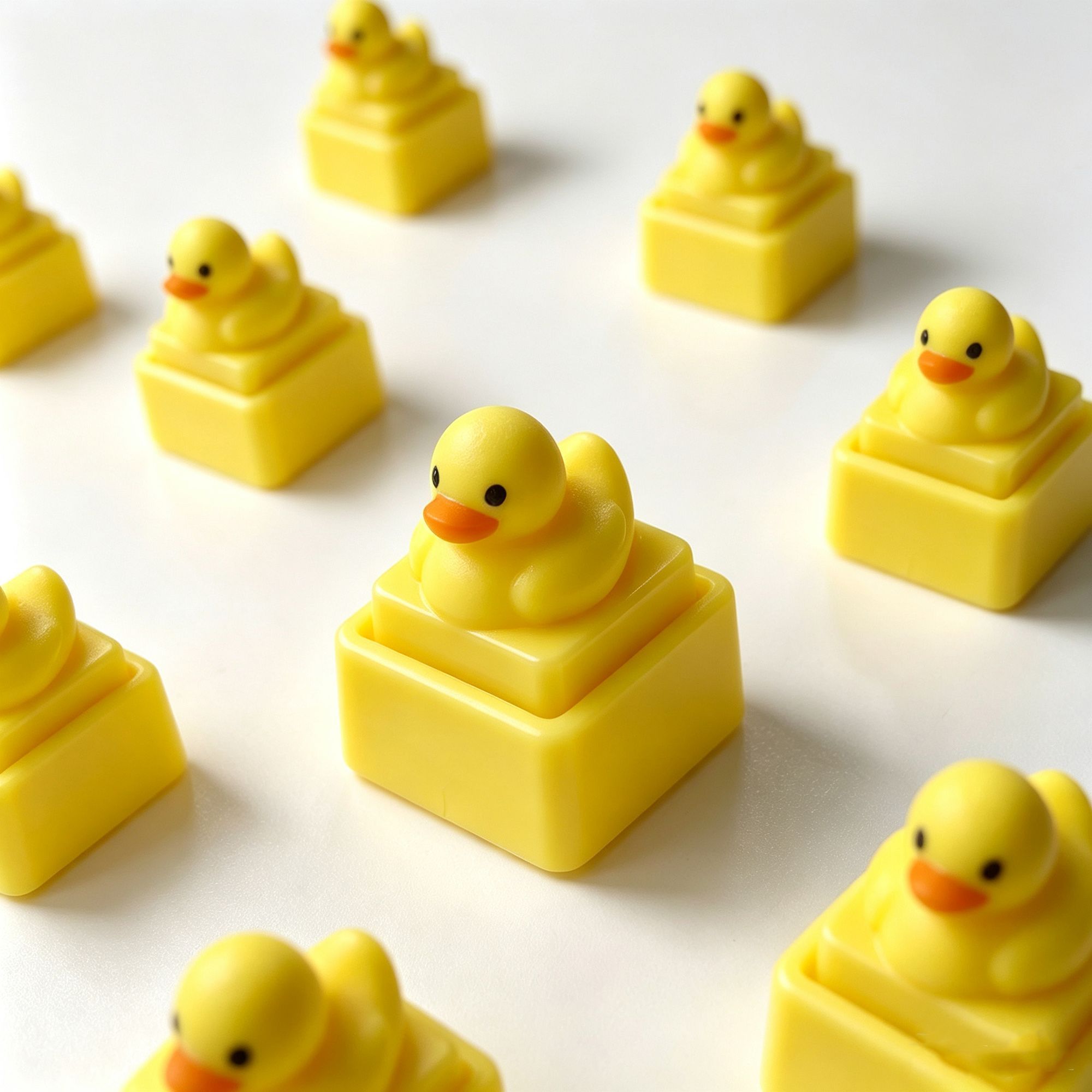 Cute Yellow Duck Press Keychai - đánh giá và giá Men Accessories Pendant