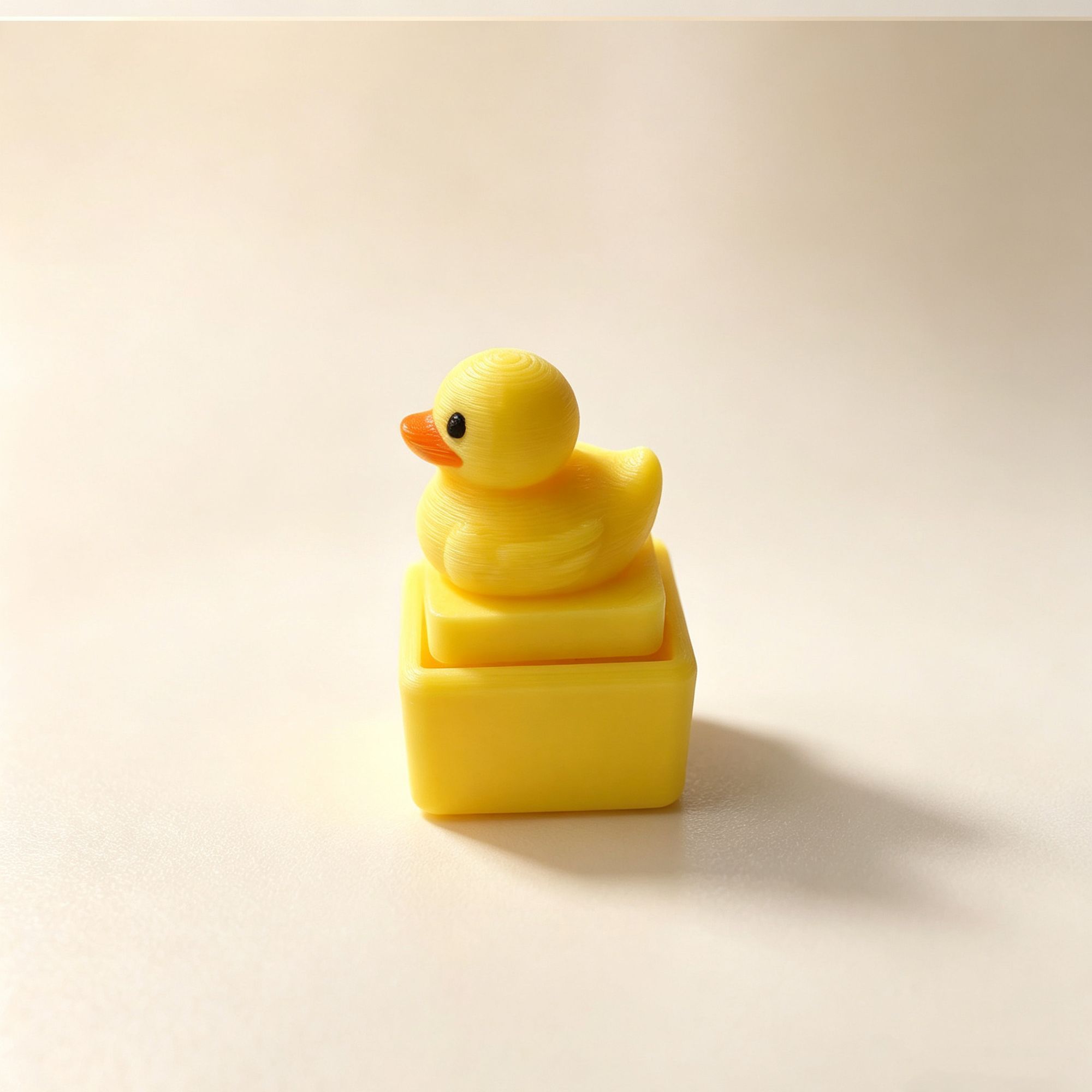 Cute Yellow Duck Press Keychai - đánh giá và giá Men Accessories Pendant