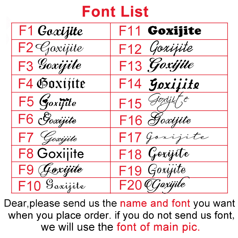 Goxijite Customize Name Neckla - đánh giá và giá Men Accessories Name