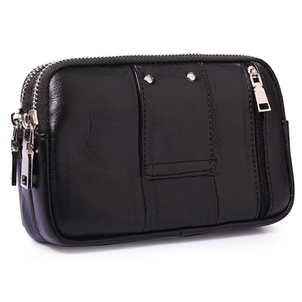 Men Genuine Leather Waist Fann - đánh giá và giá Men Accessories Bag