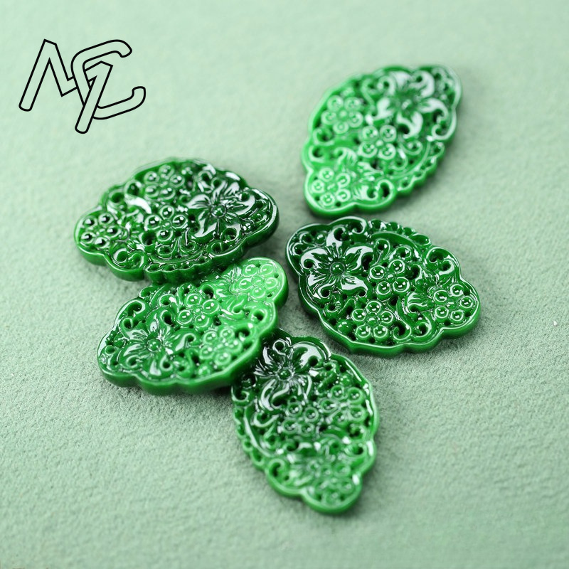 2pcs DIY Natural Dry Green Eme - đánh giá và giá Men'S Accessories And Jewelry