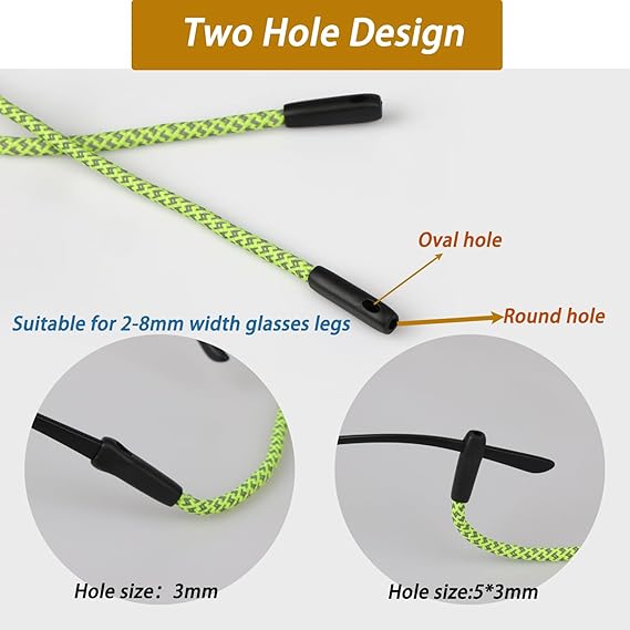 2 PCS Glasses Strap, Reflectiv - đánh giá và giá Men Accessories Neck Chain