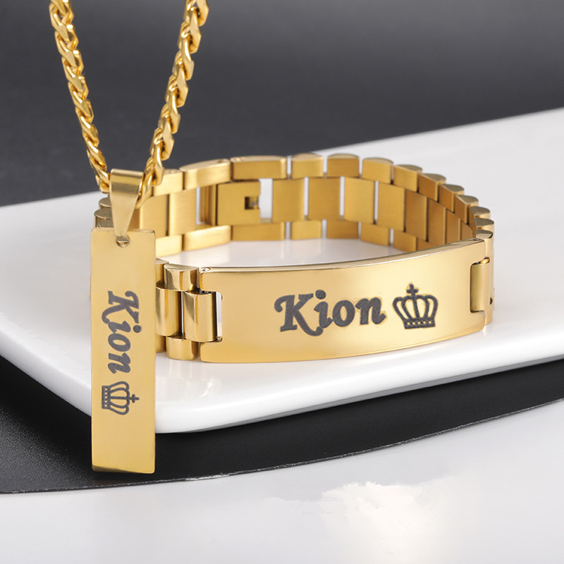 Custom Men Name Necklace Big B - đánh giá và giá Men Accessories Name