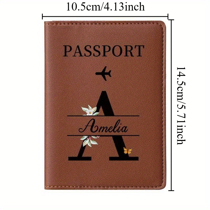Personalized Brown Passport Ho - đánh giá và giá Men Accessories Name