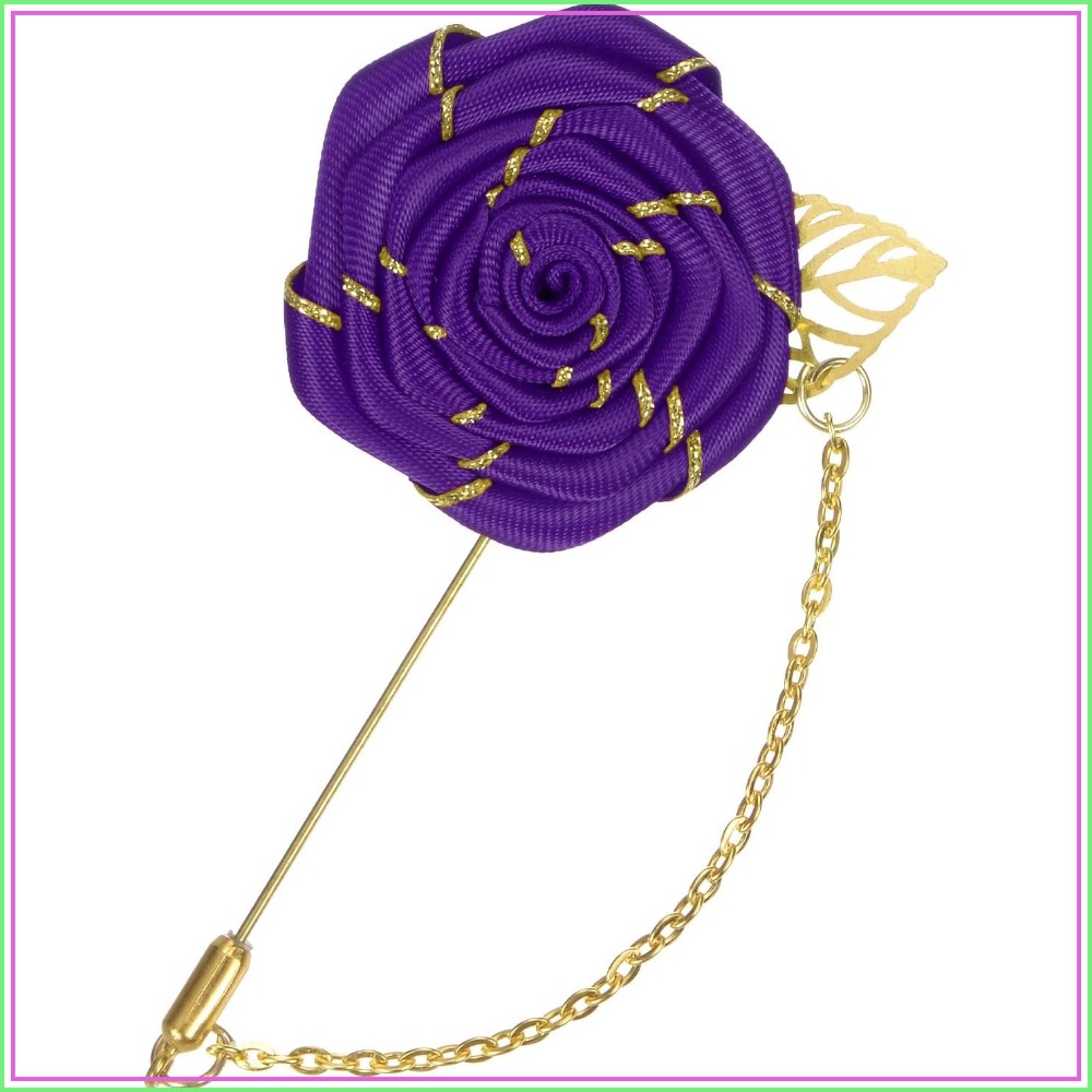 Rose Brooch Pin Cloth Rose Flo - đánh giá và giá Men Accessories Wedding