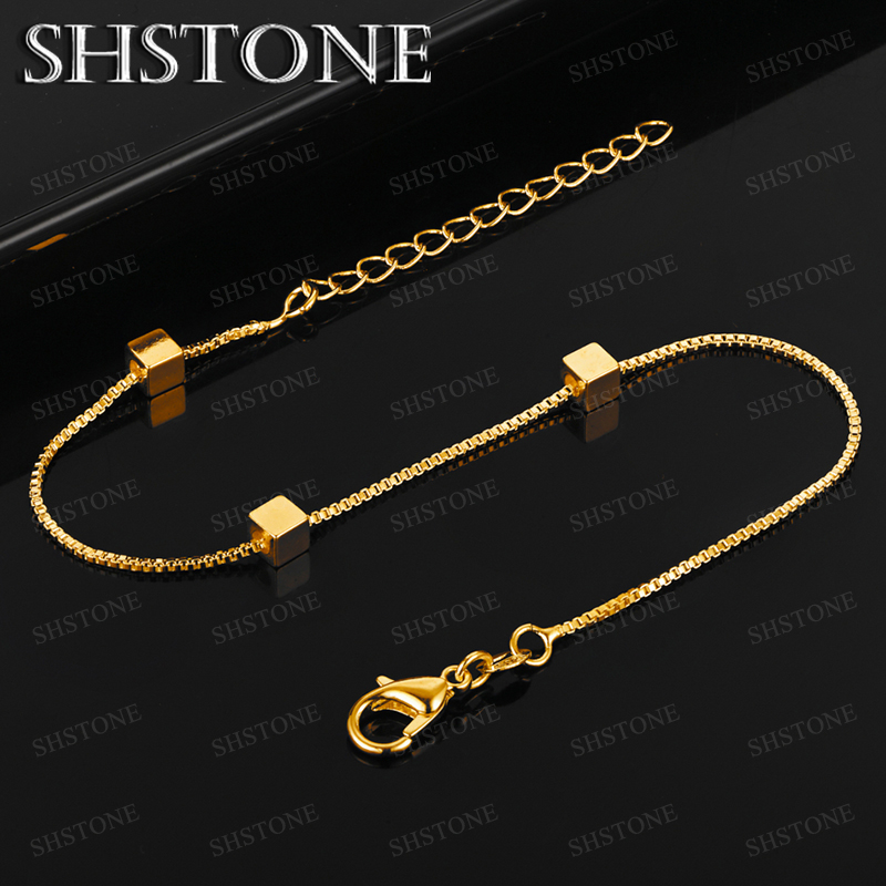 Hot 18k Gold Mesh Chain Square - đánh giá và giá Men'S Accessories Trending