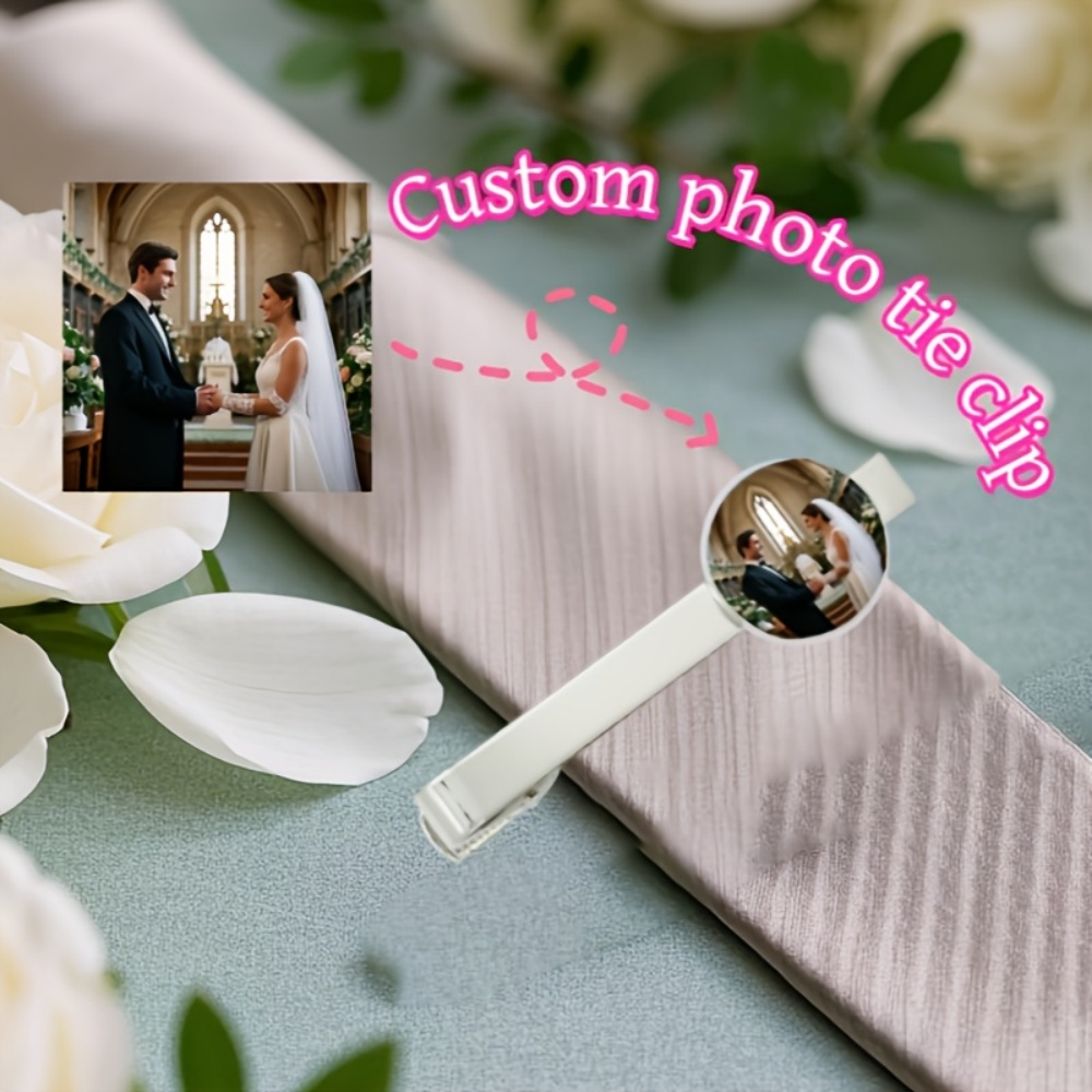Custom Photo Engraved Text Tie - đánh giá và giá Men Accessories Wedding
