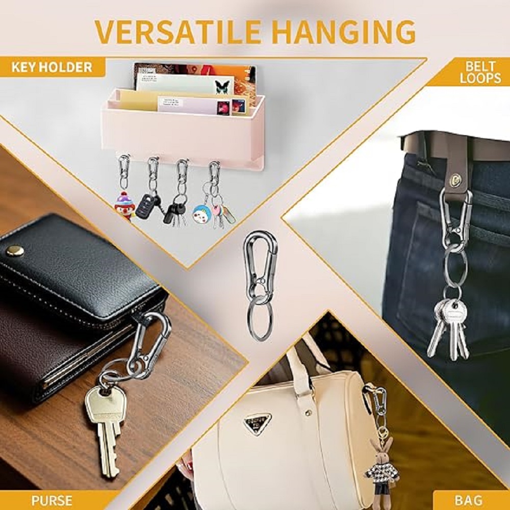 6/12/20 Pcs Alloy Clip Keychai - đánh giá và giá Men Accessories Bag