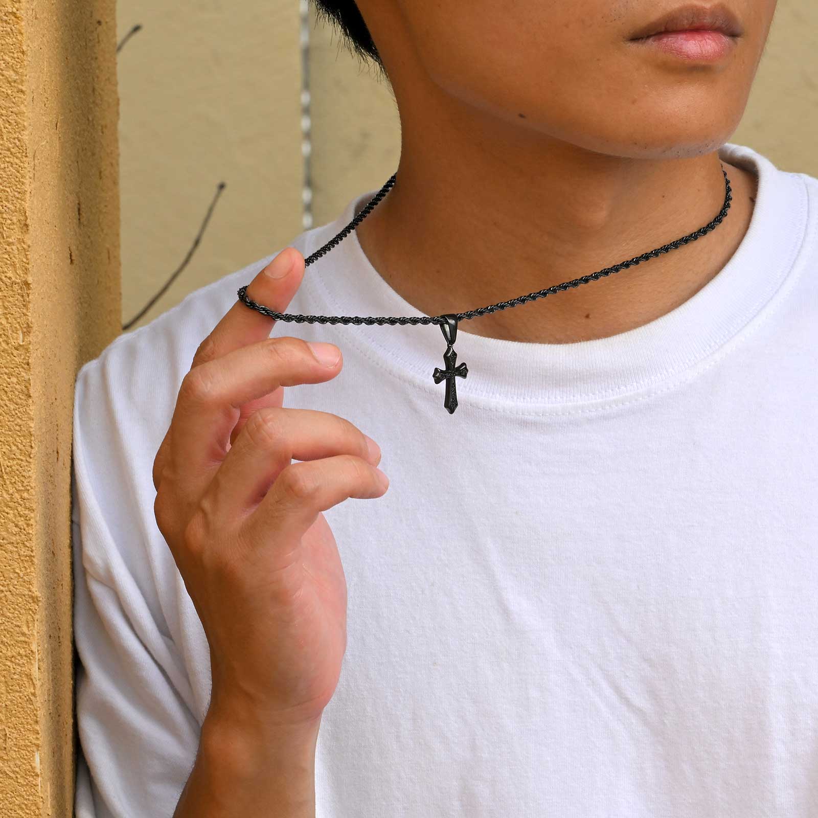 Vnox Men's Cross Necklace Stai - đánh giá và giá Men Accessories Neck Chain